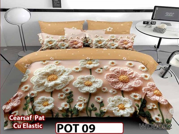 Lenjerie din Finet 5D cu Elastic 4 Piese - POT09