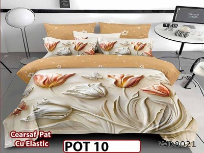 Lenjerie din Finet 5D cu Elastic 4 Piese - POT10