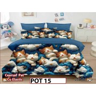 Lenjerie din Finet 5D cu Elastic 4 Piese - POT15