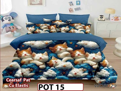 Lenjerie din Finet 5D cu Elastic 4 Piese - POT15