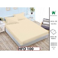 Husa de Pat din Finet + 2 Fete de Perne - Saltea 180x200 - Pat 2 Persoane - HFD100