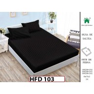 Husa de Pat din Finet + 2 Fete de Perne - Saltea 180x200 - Pat 2 Persoane - HFD103