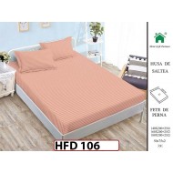 Husa de Pat din Finet + 2 Fete de Perne - Saltea 180x200 - Pat 2 Persoane - HFD106