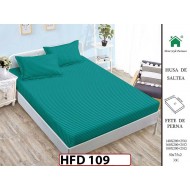 Husa de Pat din Finet + 2 Fete de Perne - Saltea 180x200 - Pat 2 Persoane - HFD109