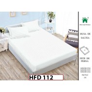 Husa de Pat din Finet + 2 Fete de Perne - Saltea 180x200 - Pat 2 Persoane - HFD112