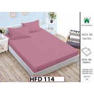 Husa de Pat din Finet + 2 Fete de Perne - Saltea 180x200 - Pat 2 Persoane - HFD114