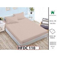 Husa de Pat din Finet + 2 Fete de Perne - Saltea 140x200 - Pat 2 Persoane -HFDC110