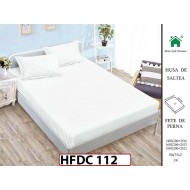 Husa de Pat din Finet + 2 Fete de Perne - Saltea 140x200 - Pat 2 Persoane -HFDC112