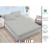 Husa de Pat din Finet + 2 Fete de Perne - Saltea 160x200 - Pat 2 Persoane - HFDM111