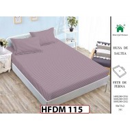 Husa de Pat din Finet + 2 Fete de Perne - Saltea 160x200 - Pat 2 Persoane - HFDM115