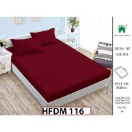 Husa de Pat din Finet + 2 Fete de Perne - Saltea 160x200 - Pat 2 Persoane - HFDM116