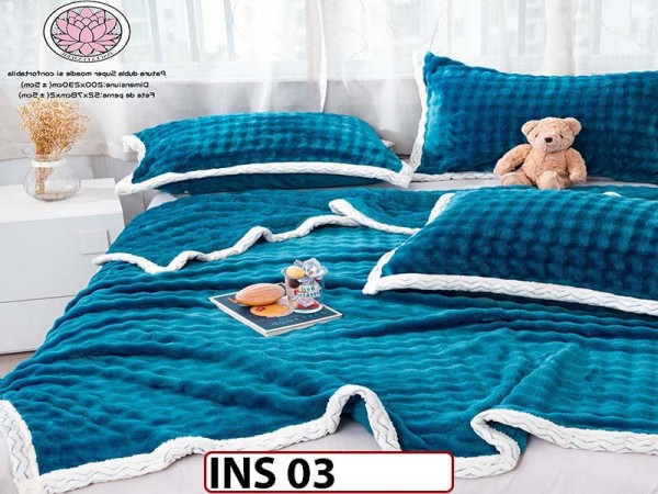 Patura Cocolino Super Moale pentru pat dublu INS03