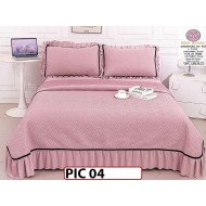 Cuvertura cu 3 piese din Catifea - PIC 04