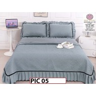 Cuvertura cu 3 piese din Catifea - PIC 05