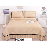 Cuvertura cu 3 piese din Catifea - PIC 06