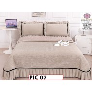 Cuvertura cu 3 piese din Catifea - PIC 07