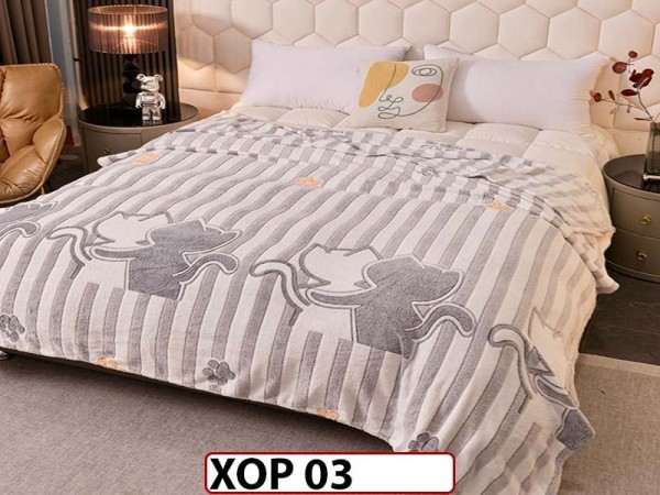 Patura Pufoasa Cocolino pentru pat dublu - XOP03