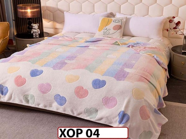 Patura Pufoasa Cocolino pentru pat dublu - XOP04 Patura Pufoasa Cocolino pentru pat dublu - XOP04