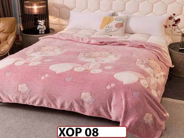 Patura Pufoasa Cocolino pentru pat dublu - XOP08 Patura Pufoasa Cocolino pentru pat dublu - XOP08
