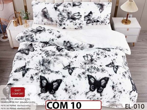Lenjerie Cocolino Fluffy Pufoasa cu 6 piese - COM10 Lenjerie Cocolino Fluffy Pufoasa cu 6 piese - COM10