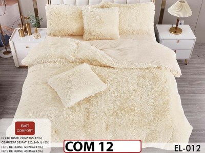 Lenjerie Cocolino Fluffy Pufoasa  cu 6 piese - COM12