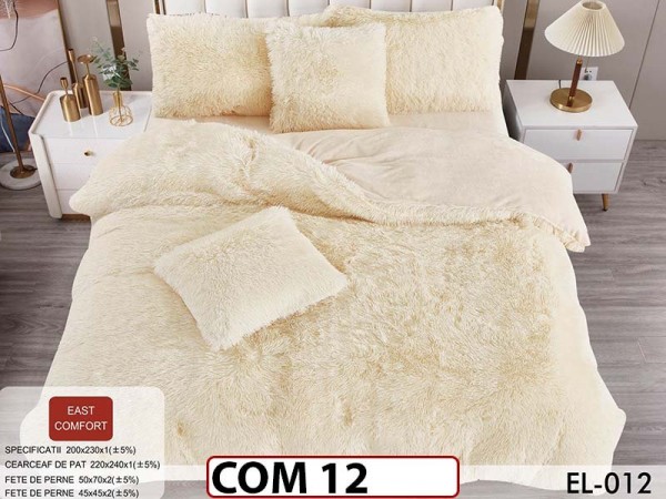 Lenjerie Cocolino Fluffy Pufoasa cu 6 piese - COM12 Lenjerie Cocolino Fluffy Pufoasa cu 6 piese - COM12