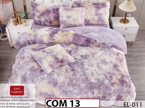 Lenjerie Cocolino Fluffy Pufoasa cu 6 piese - COM13 Lenjerie Cocolino Fluffy Pufoasa cu 6 piese - COM13