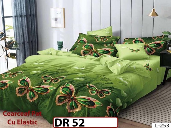 Lenjerie din Finet 4 piese cu elastic - DR52 Lenjerie din Finet 4 piese cu elastic - DR52