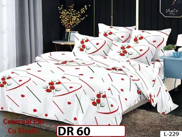 Lenjerie din Finet 4 piese cu elastic - DR60 Lenjerie din Finet 4 piese cu elastic - DR60
