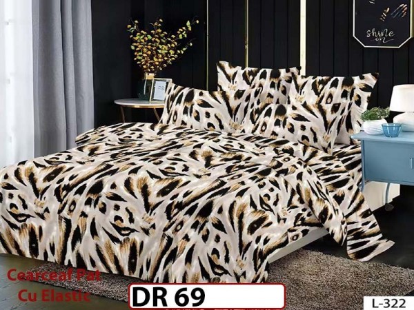 Lenjerie din Finet 4 piese cu elastic - DR69 Lenjerie din Finet 4 piese cu elastic - DR69