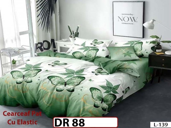 Lenjerie din Finet 4 piese cu elastic - DR88 Lenjerie din Finet 4 piese cu elastic - DR88