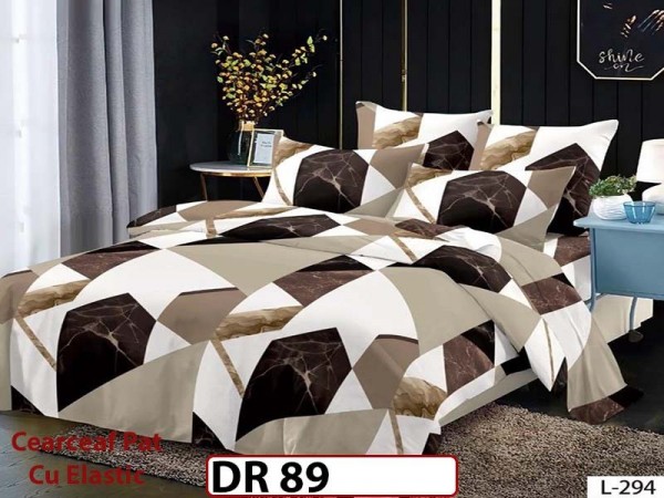 Lenjerie din Finet 4 piese cu elastic - DR89 Lenjerie din Finet 4 piese cu elastic - DR89