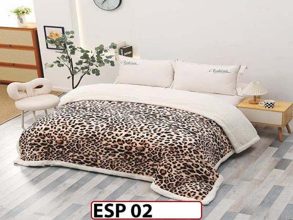 Patura Pufoasa Cocolino cu Blanita pentru pat dublu ESP 02 Patura Pufoasa Cocolino cu Blanita pentru pat dublu ESP 02