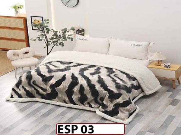 Patura Pufoasa Cocolino cu Blanita pentru pat dublu ESP 03 Patura Pufoasa Cocolino cu Blanita pentru pat dublu ESP 03
