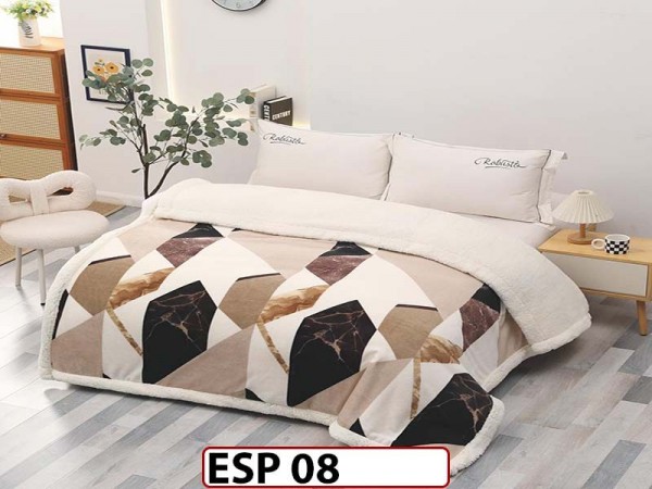 Patura Pufoasa Cocolino cu Blanita pentru pat dublu ESP 08 Patura Pufoasa Cocolino cu Blanita pentru pat dublu ESP 08