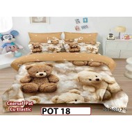 Lenjerie din Finet 5D cu Elastic 4 Piese - POT18