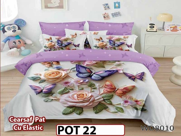 Lenjerie din Finet 5D cu Elastic 4 Piese - POT20