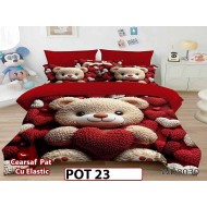 Lenjerie din Finet 5D cu Elastic 4 Piese - POT23