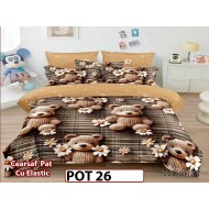 Lenjerie din Finet 5D cu Elastic 4 Piese - POT26