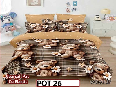 Lenjerie din Finet 5D cu Elastic 4 Piese - POT26