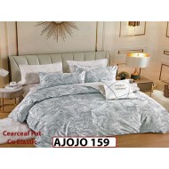 Lenjerie din finet 6 piese si cearceaf cu Elastic - AJOJO159