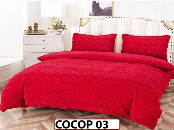 Lenjerie De Pat Cocolino de 2 Persoane cu 4 piese - COCOP 03 Lenjerie De Pat Cocolino de 2 Persoane cu 4 piese - COCOP 03
