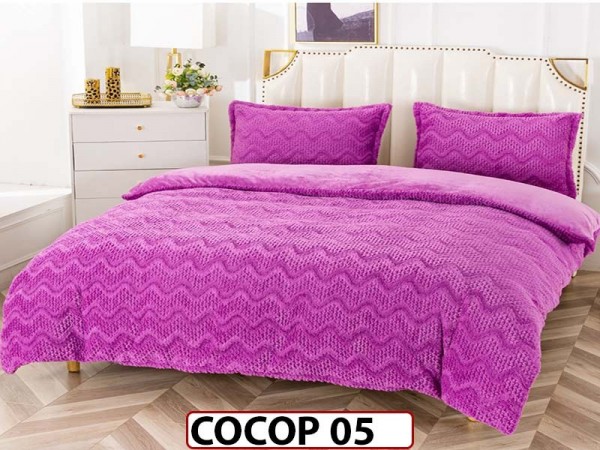Lenjerie De Pat Cocolino de 2 Persoane cu 4 piese - COCOP 05 Lenjerie De Pat Cocolino de 2 Persoane cu 4 piese - COCOP 05