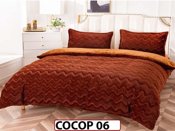 Lenjerie De Pat Cocolino de 2 Persoane cu 4 piese - COCOP 06 Lenjerie De Pat Cocolino de 2 Persoane cu 4 piese - COCOP 06