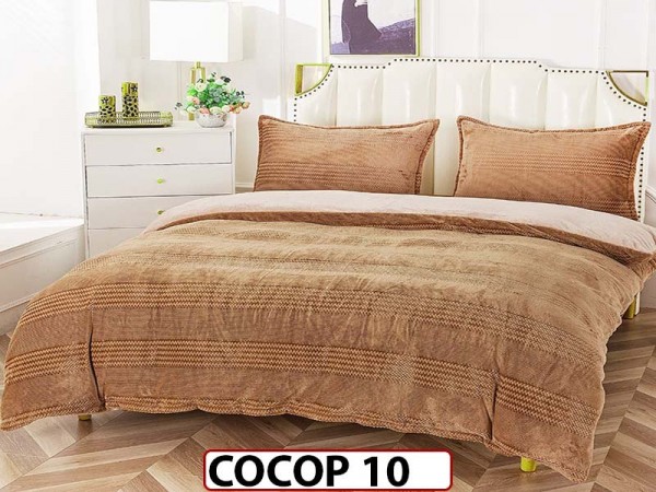 Lenjerie De Pat Cocolino de 2 Persoane cu 4 piese - COCOP 10 Lenjerie De Pat Cocolino de 2 Persoane cu 4 piese - COCOP 10