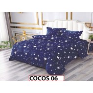 Lenjerie De Pat Cocolino de 2 Persoane cu 4 piese - COCOS 06