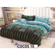 Lenjerie De Pat Cocolino de 2 Persoane cu 4 piese - COCOS 10
