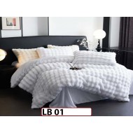 Lenjerie  din Blanita artificiala Tip Iepure din 4 piese - LB 01