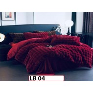 Lenjerie  din Blanita artificiala Tip Iepure din 4 piese - LB 04