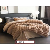 Lenjerie  din Blanita artificiala Tip Iepure din 4 piese - LB 05